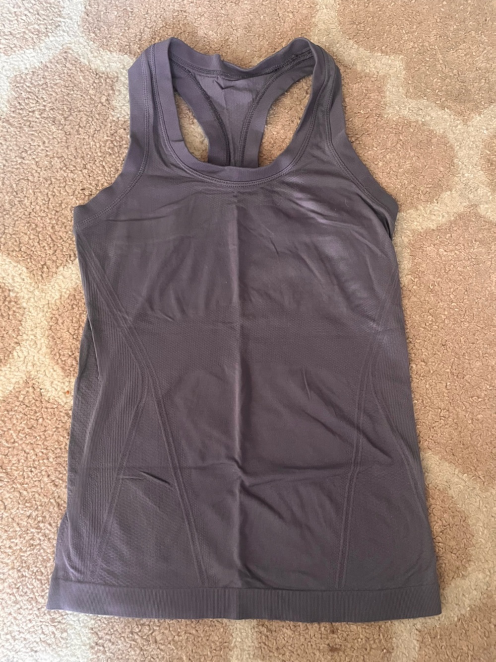 Athleta Women’s Momentum Seamless Racerback Tank Top - Purple Grey